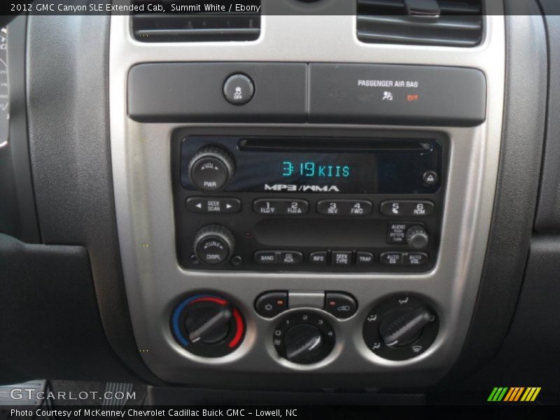 Summit White / Ebony 2012 GMC Canyon SLE Extended Cab