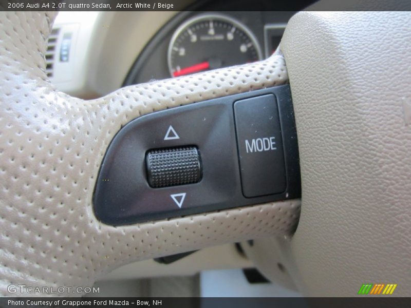 Arctic White / Beige 2006 Audi A4 2.0T quattro Sedan