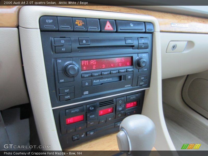 Arctic White / Beige 2006 Audi A4 2.0T quattro Sedan