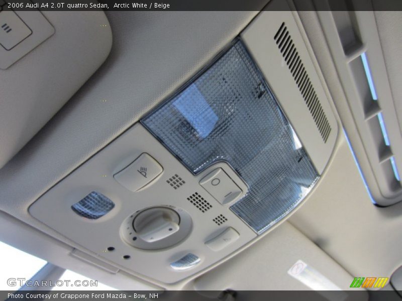 Arctic White / Beige 2006 Audi A4 2.0T quattro Sedan