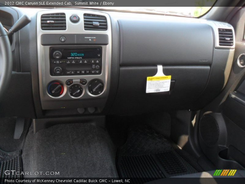 Summit White / Ebony 2012 GMC Canyon SLE Extended Cab