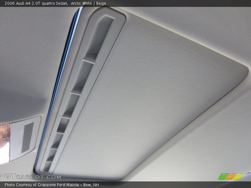 Arctic White / Beige 2006 Audi A4 2.0T quattro Sedan