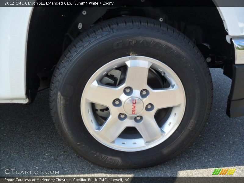 Summit White / Ebony 2012 GMC Canyon SLE Extended Cab