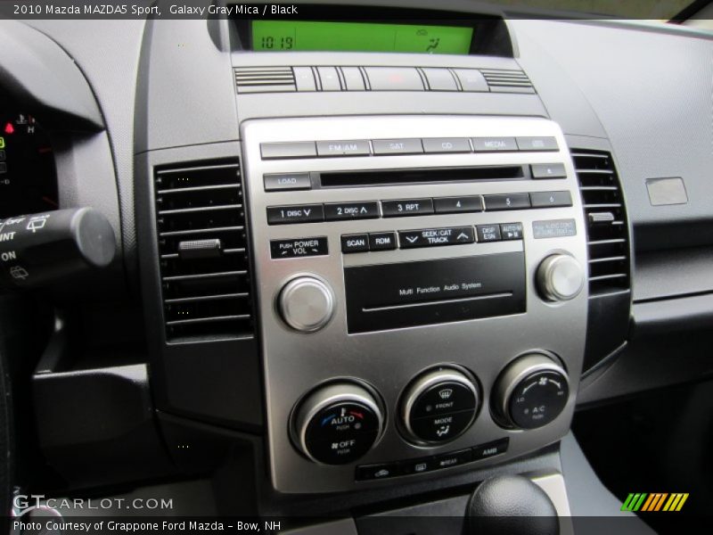 Controls of 2010 MAZDA5 Sport