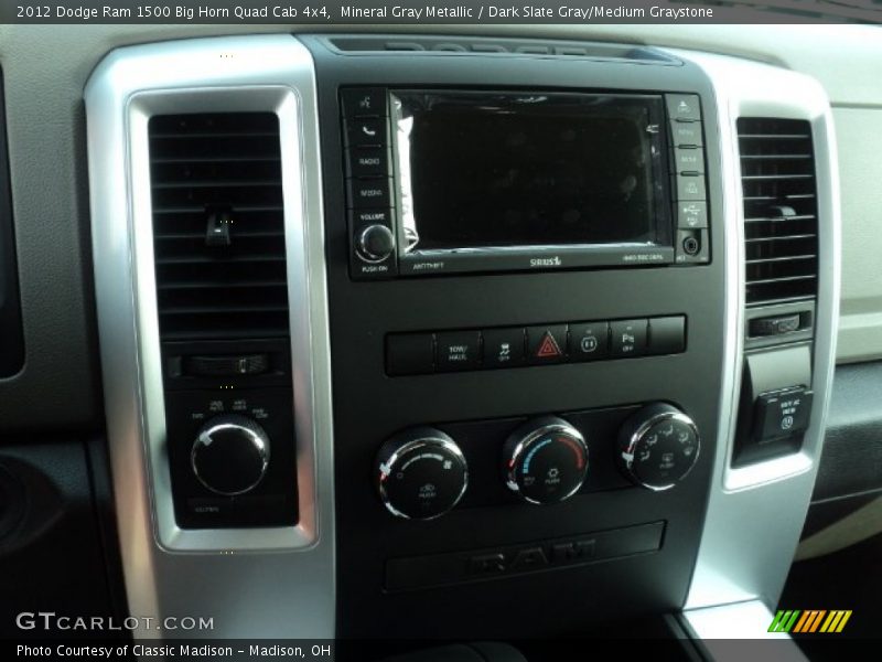 Controls of 2012 Ram 1500 Big Horn Quad Cab 4x4
