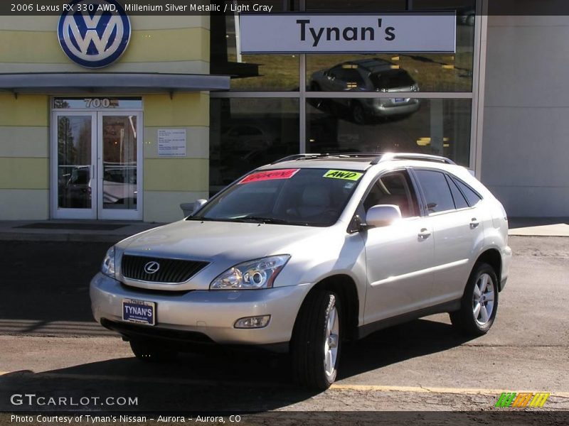 Millenium Silver Metallic / Light Gray 2006 Lexus RX 330 AWD