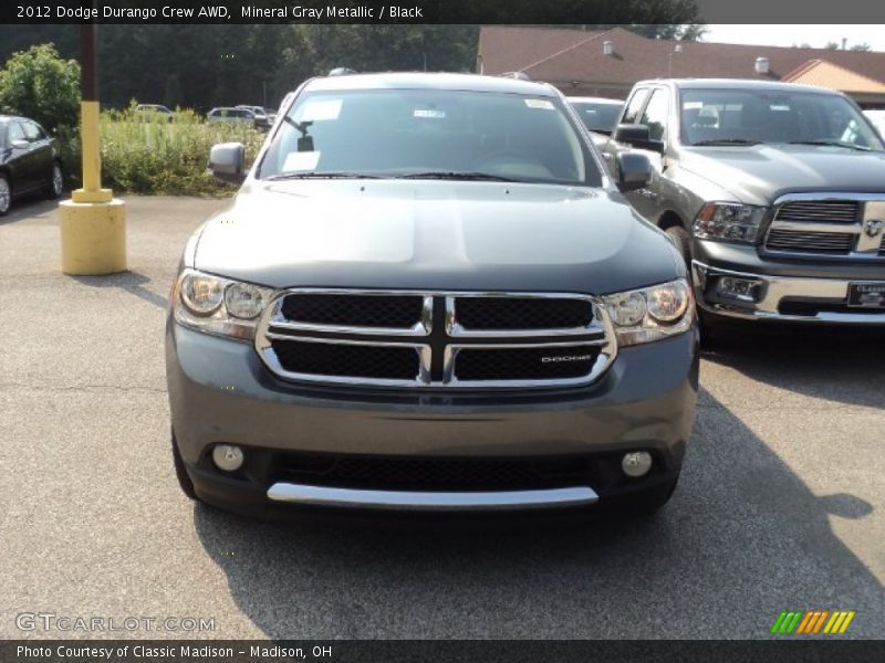 Mineral Gray Metallic / Black 2012 Dodge Durango Crew AWD
