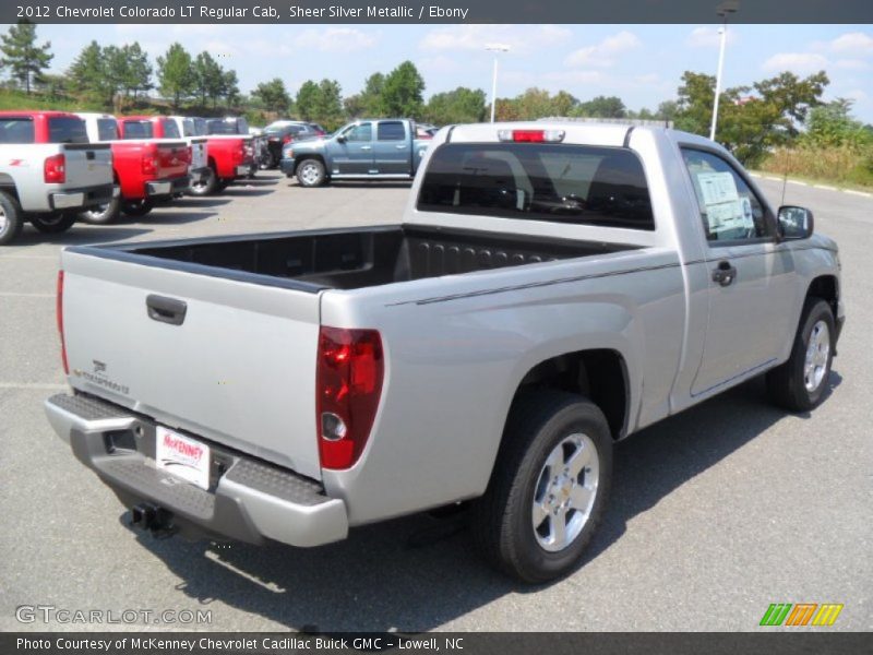 Sheer Silver Metallic / Ebony 2012 Chevrolet Colorado LT Regular Cab