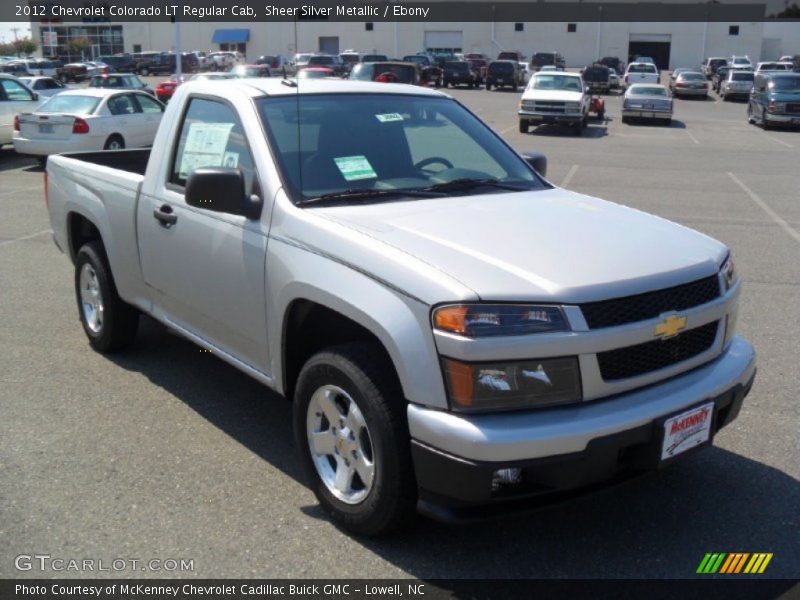 Sheer Silver Metallic / Ebony 2012 Chevrolet Colorado LT Regular Cab