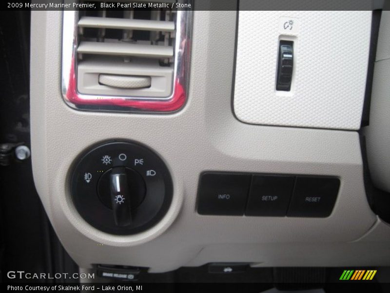 Black Pearl Slate Metallic / Stone 2009 Mercury Mariner Premier