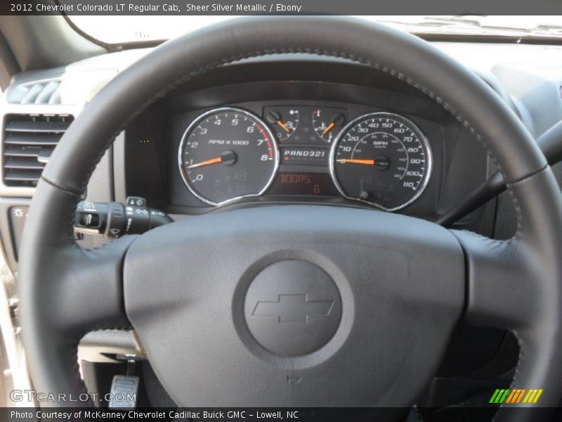 Sheer Silver Metallic / Ebony 2012 Chevrolet Colorado LT Regular Cab