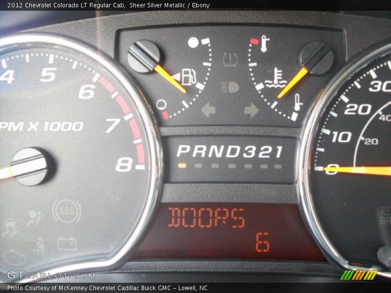 Sheer Silver Metallic / Ebony 2012 Chevrolet Colorado LT Regular Cab