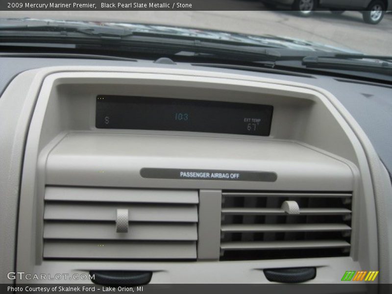 Black Pearl Slate Metallic / Stone 2009 Mercury Mariner Premier