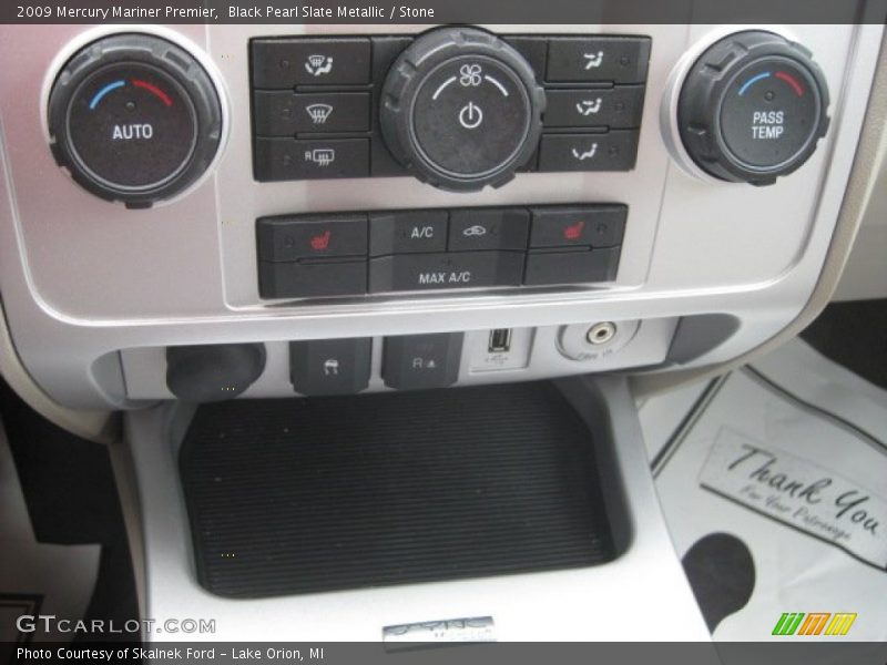 Black Pearl Slate Metallic / Stone 2009 Mercury Mariner Premier