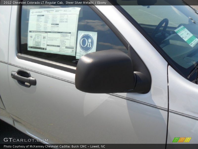 Sheer Silver Metallic / Ebony 2012 Chevrolet Colorado LT Regular Cab