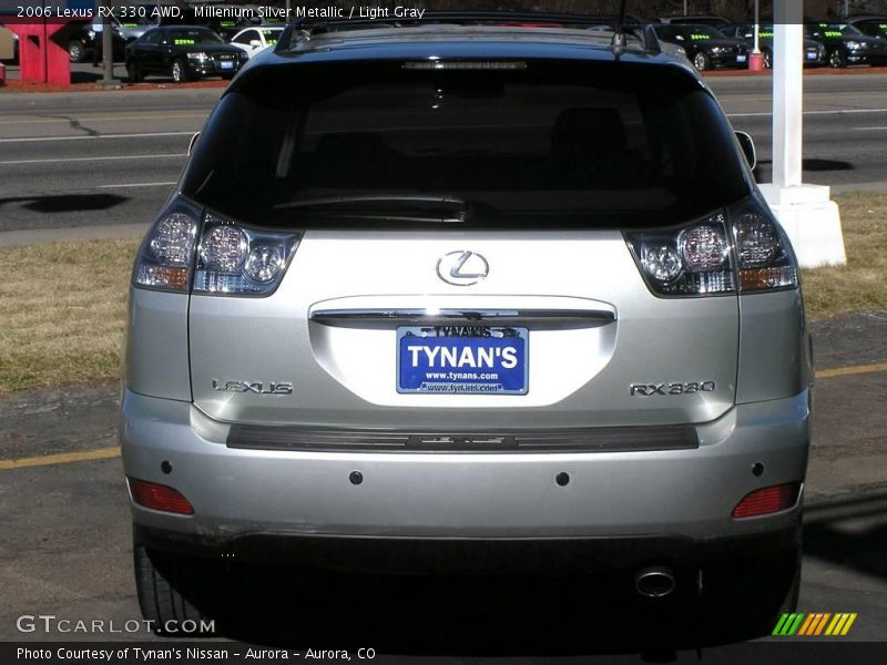Millenium Silver Metallic / Light Gray 2006 Lexus RX 330 AWD