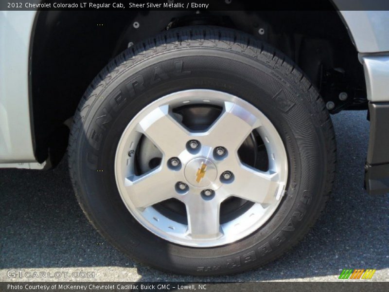 Sheer Silver Metallic / Ebony 2012 Chevrolet Colorado LT Regular Cab