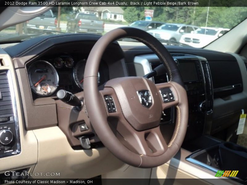  2012 Ram 3500 HD Laramie Longhorn Crew Cab 4x4 Dually Steering Wheel
