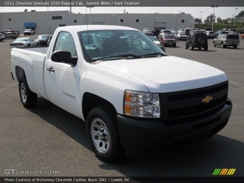 Front 3/4 View of 2011 Silverado 1500 Regular Cab