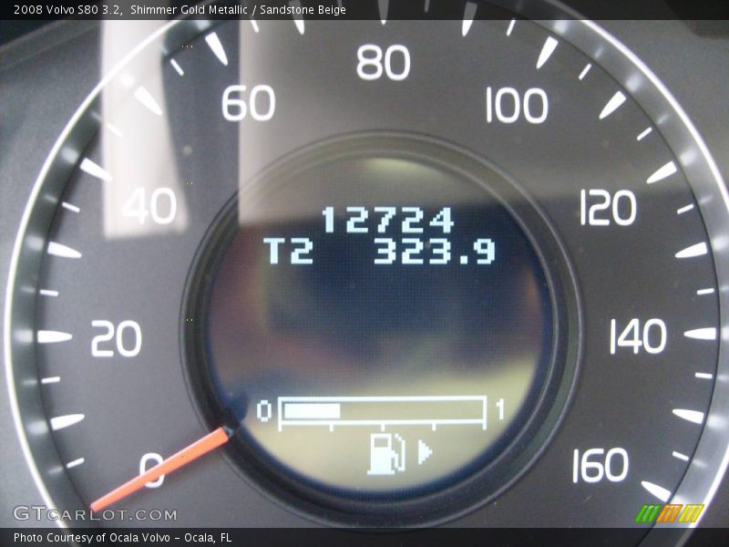 Shimmer Gold Metallic / Sandstone Beige 2008 Volvo S80 3.2