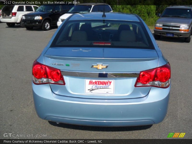 Ice Blue Metallic / Jet Black 2012 Chevrolet Cruze Eco