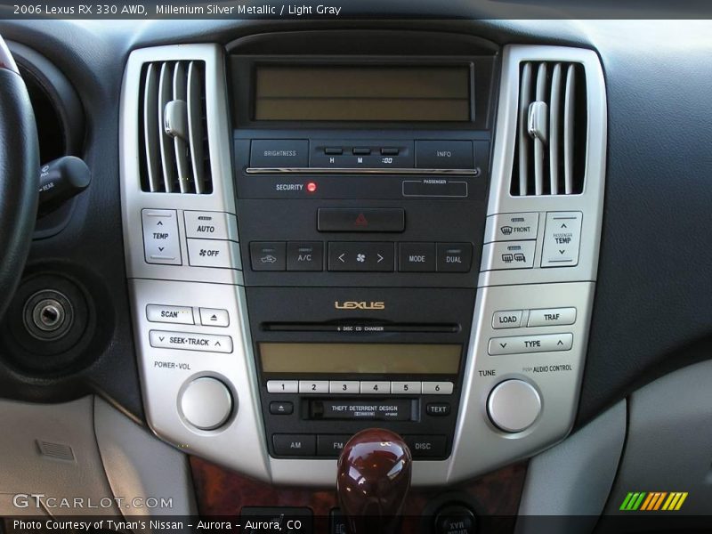 Millenium Silver Metallic / Light Gray 2006 Lexus RX 330 AWD