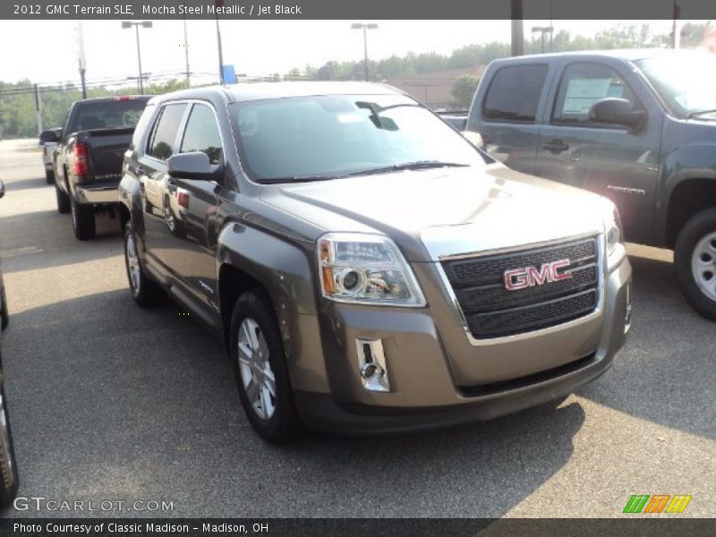 Mocha Steel Metallic / Jet Black 2012 GMC Terrain SLE