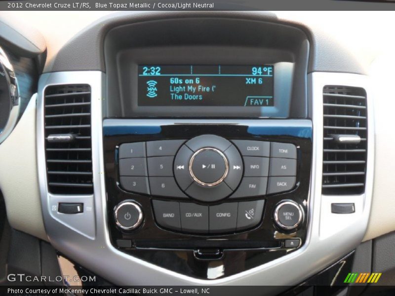 Controls of 2012 Cruze LT/RS