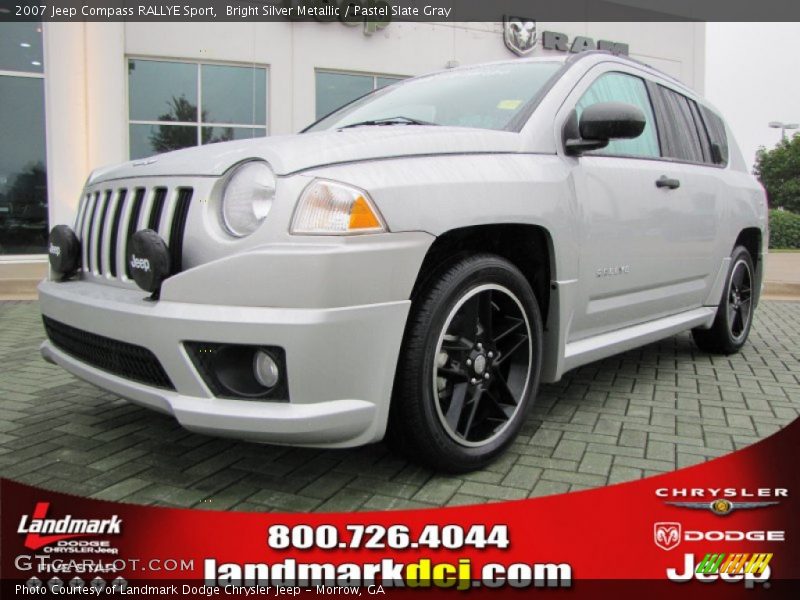 Bright Silver Metallic / Pastel Slate Gray 2007 Jeep Compass RALLYE Sport