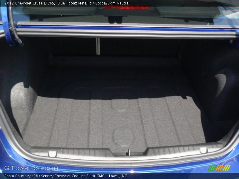 Blue Topaz Metallic / Cocoa/Light Neutral 2012 Chevrolet Cruze LT/RS