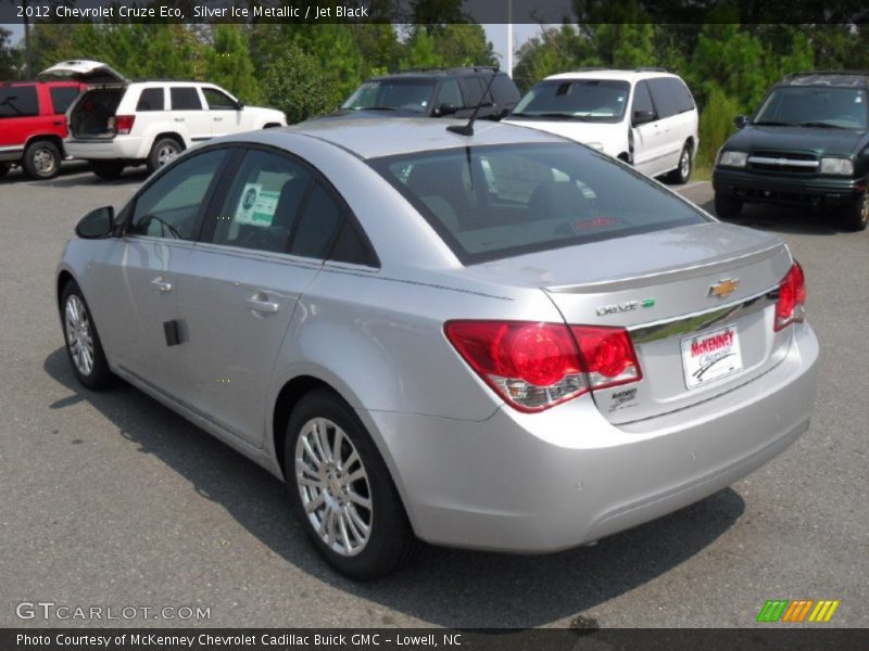 Silver Ice Metallic / Jet Black 2012 Chevrolet Cruze Eco