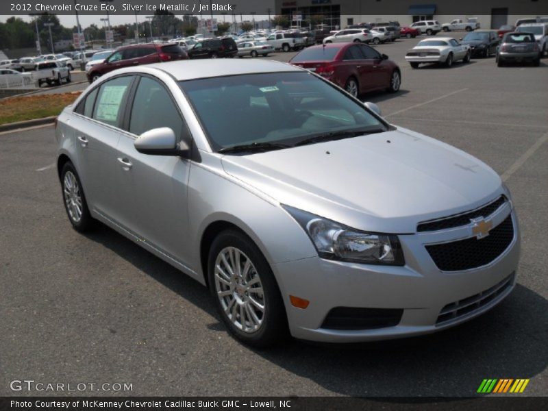 Silver Ice Metallic / Jet Black 2012 Chevrolet Cruze Eco
