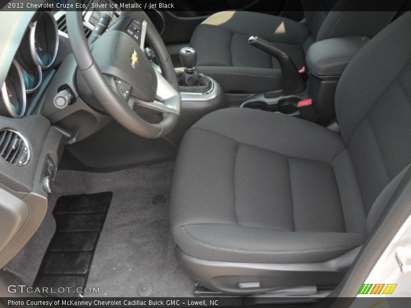 Silver Ice Metallic / Jet Black 2012 Chevrolet Cruze Eco