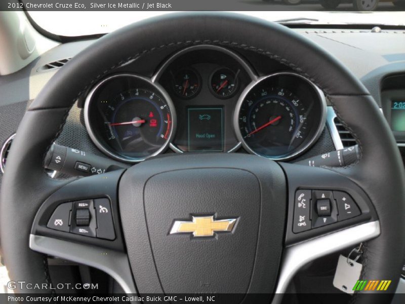Silver Ice Metallic / Jet Black 2012 Chevrolet Cruze Eco