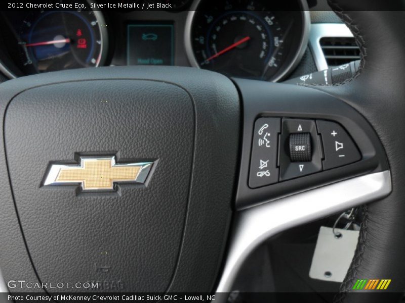 Silver Ice Metallic / Jet Black 2012 Chevrolet Cruze Eco