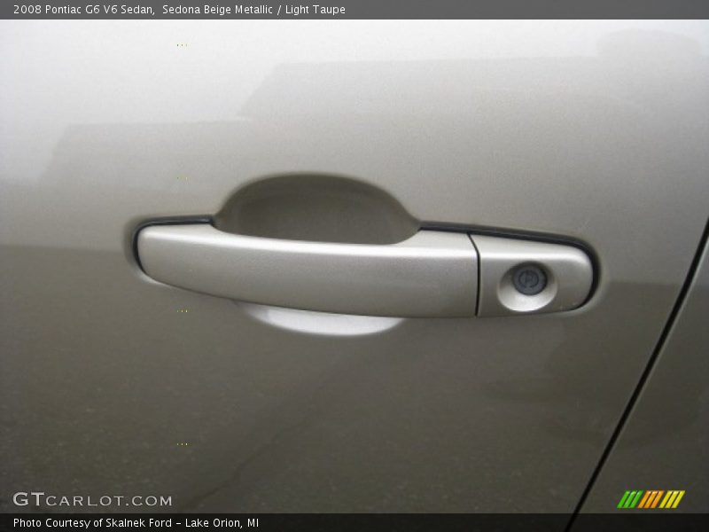 Sedona Beige Metallic / Light Taupe 2008 Pontiac G6 V6 Sedan