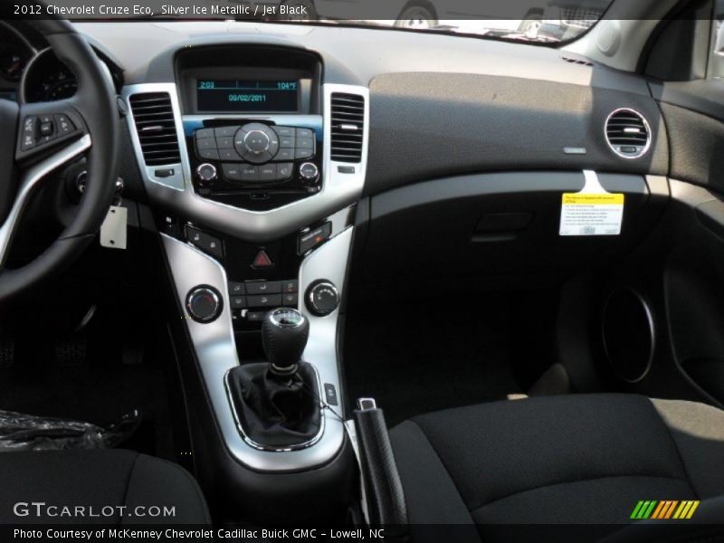 Silver Ice Metallic / Jet Black 2012 Chevrolet Cruze Eco