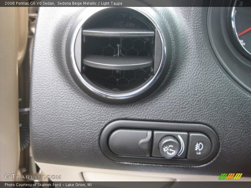 Sedona Beige Metallic / Light Taupe 2008 Pontiac G6 V6 Sedan