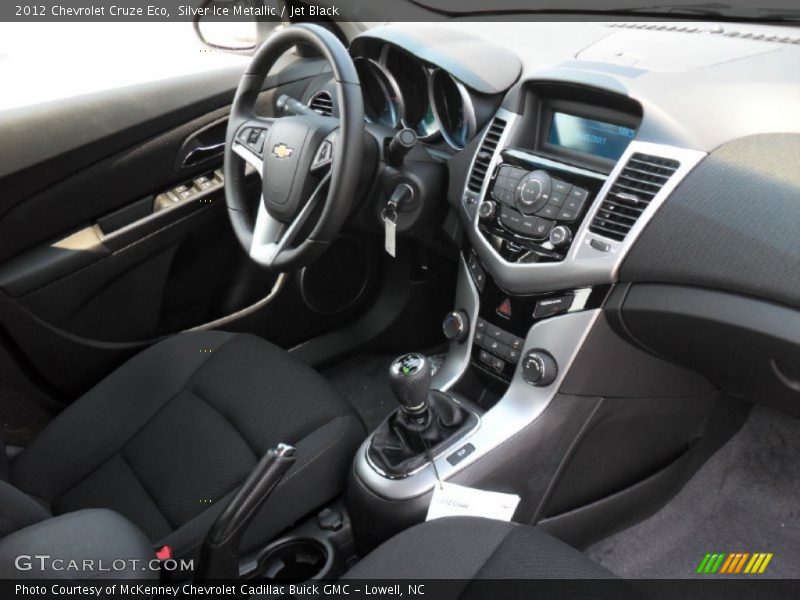 Silver Ice Metallic / Jet Black 2012 Chevrolet Cruze Eco
