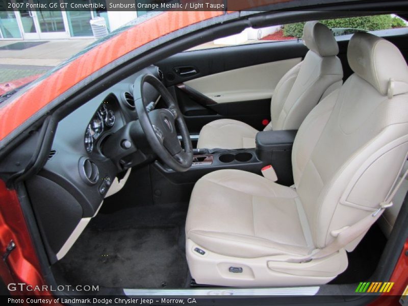  2007 G6 GT Convertible Light Taupe Interior