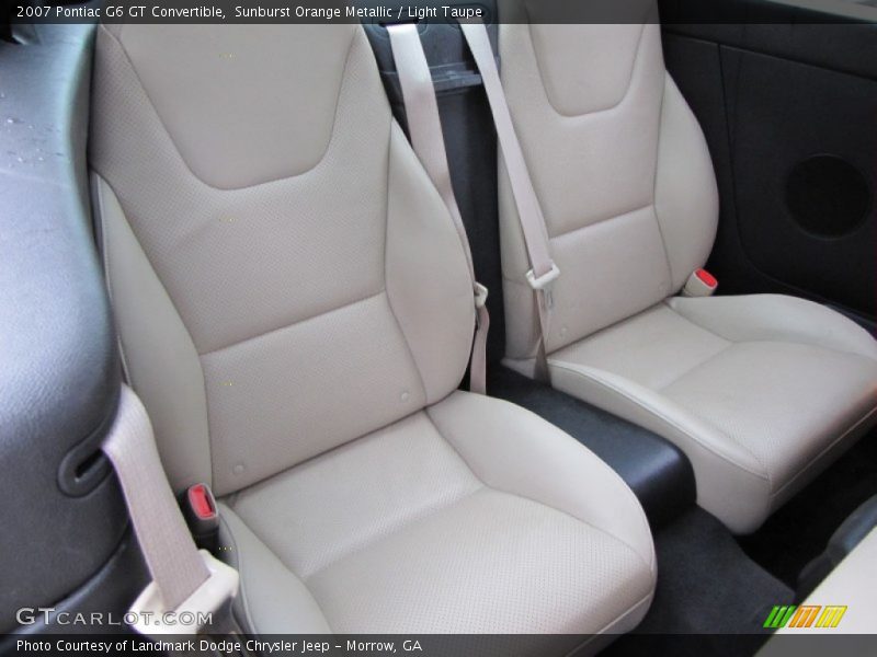  2007 G6 GT Convertible Light Taupe Interior