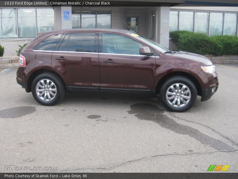 Cinnamon Metallic / Charcoal Black 2010 Ford Edge Limited