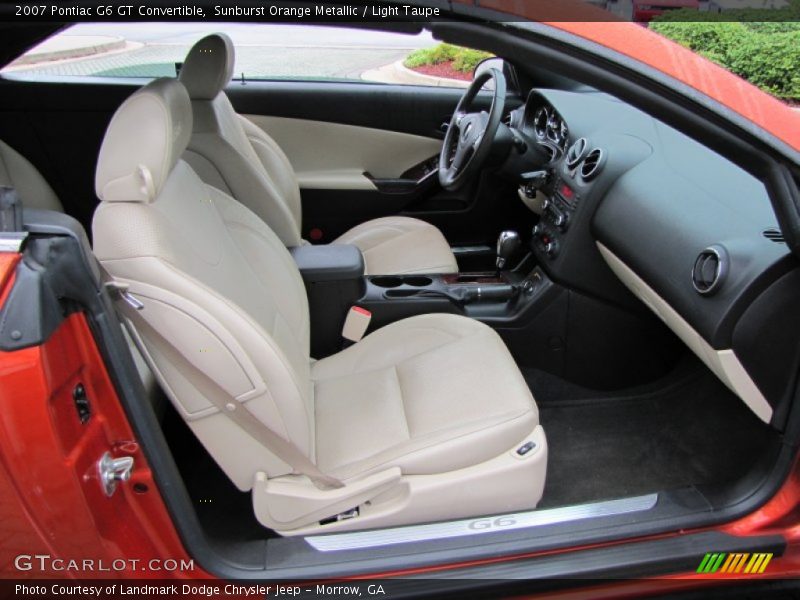  2007 G6 GT Convertible Light Taupe Interior