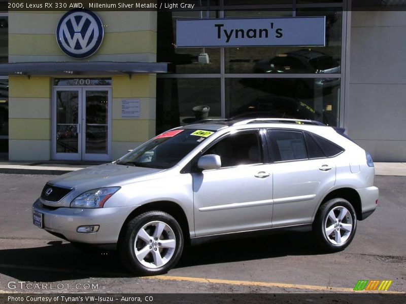 Millenium Silver Metallic / Light Gray 2006 Lexus RX 330 AWD
