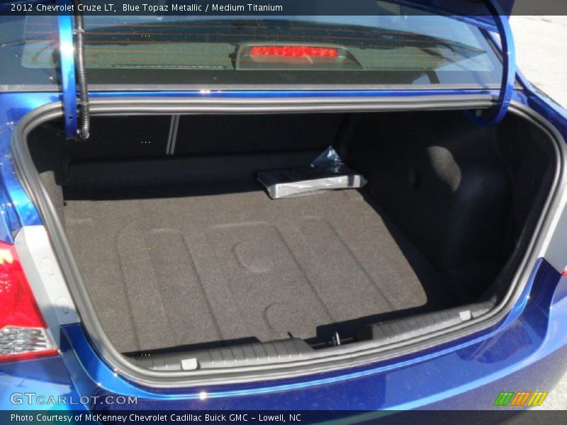 Blue Topaz Metallic / Medium Titanium 2012 Chevrolet Cruze LT