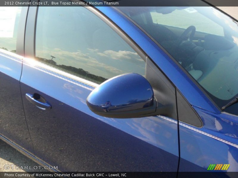 Blue Topaz Metallic / Medium Titanium 2012 Chevrolet Cruze LT