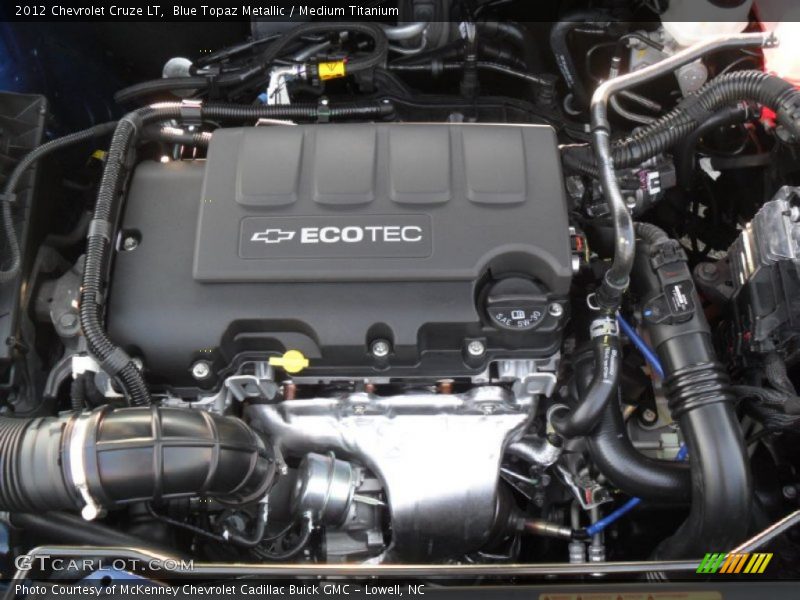 Blue Topaz Metallic / Medium Titanium 2012 Chevrolet Cruze LT