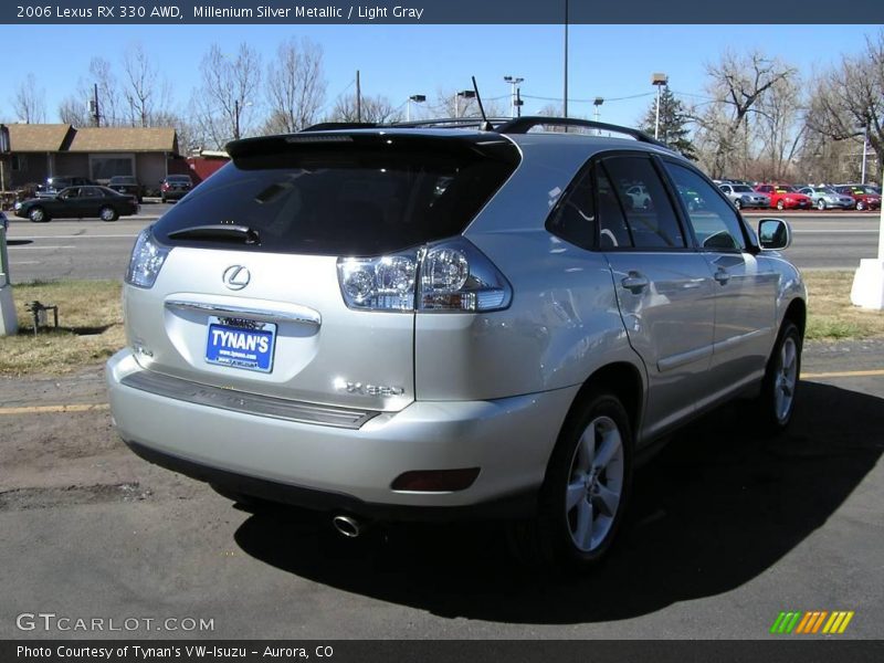 Millenium Silver Metallic / Light Gray 2006 Lexus RX 330 AWD