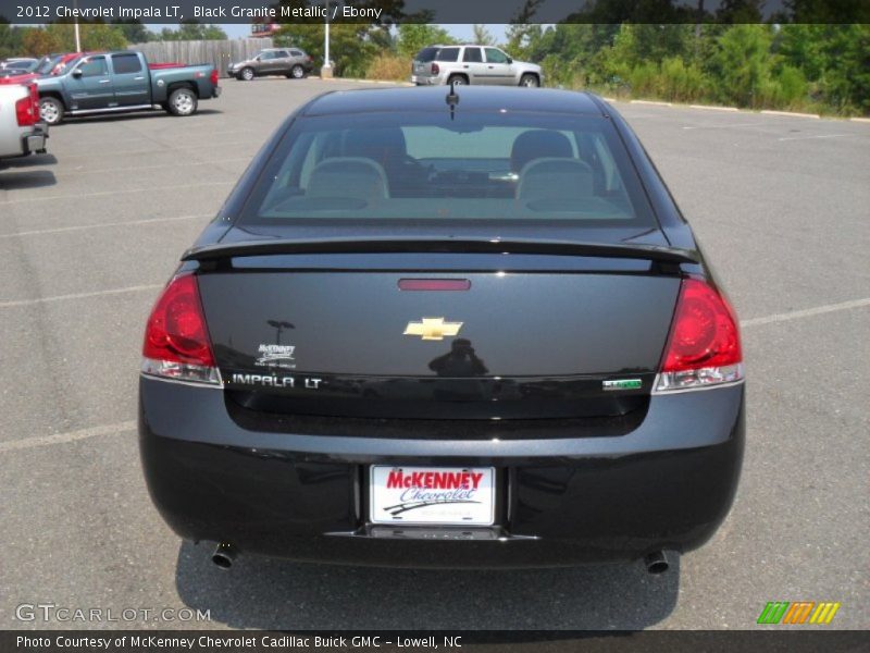 Black Granite Metallic / Ebony 2012 Chevrolet Impala LT