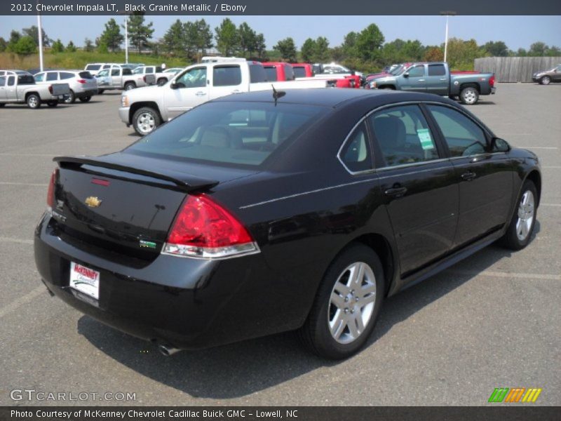 Black Granite Metallic / Ebony 2012 Chevrolet Impala LT